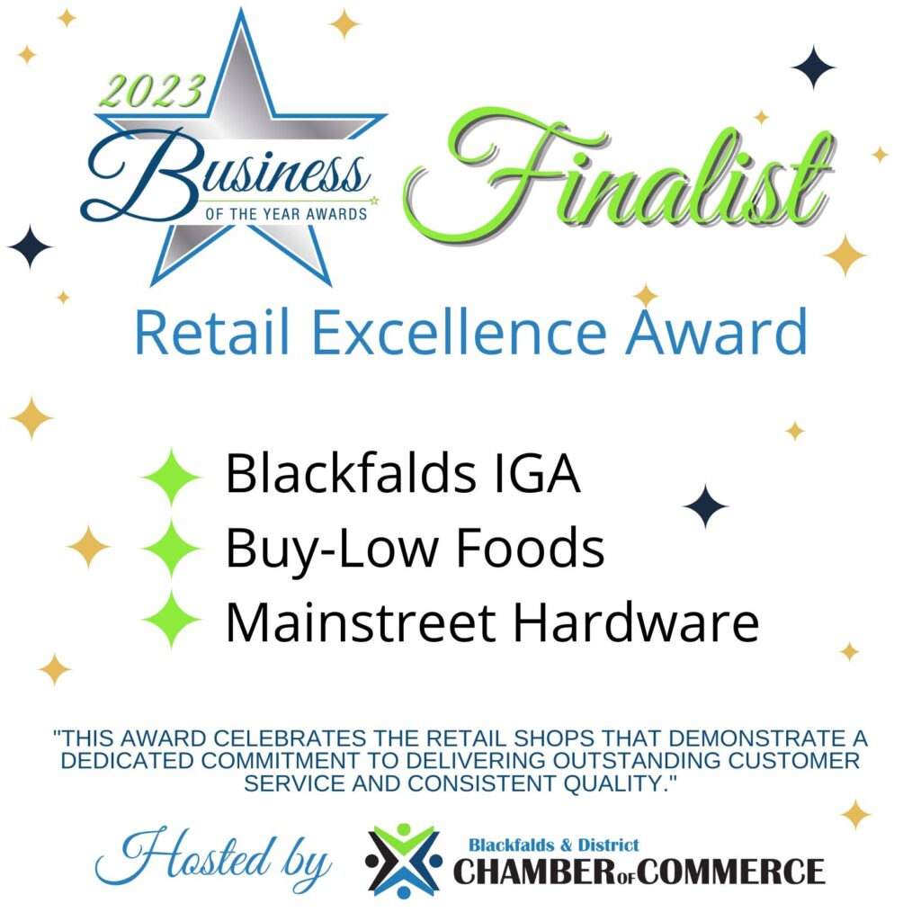 Retail Excellence Awards Top 3 Finalists
